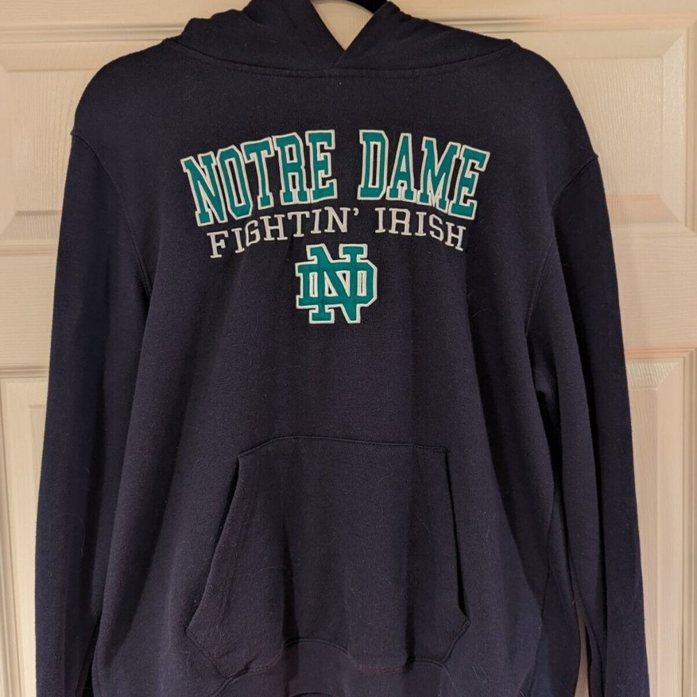 Notre Dame Long Sleeve Hooded Sweatshirt - Boys XL